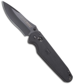 SOG Visionary II Large Arc-Lock Tactical Manual Knife (Black Plain) VS-02