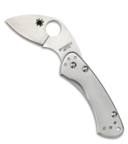Spyderco Balance Stainless Steel Manual Folder Knife (1.94" Satin Plain) C141P