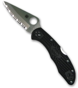 Spyderco DELICA 4 FRN Folding Knife (Satin SER) C11SBK