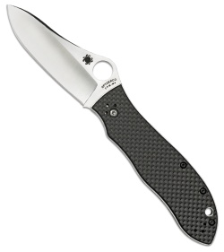 Spyderco Gayle Bradley Carbon Fiber Folding Knife (Satin PLN) C134CFP
