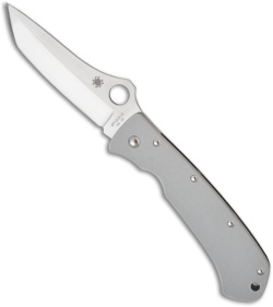 Spyderco Bob Lum Tanto Knife w/ Gray G10 (Plain) C46GPGY