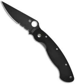 Spyderco Military Knife Black S30V (4" Black SER) C36GPSBK