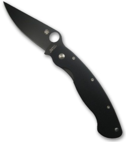 Spyderco Military Black Blade S30V Folding Knife (PLN) C36GPBK