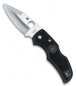 Spyderco Native FRN Folding Knife C41PBK (3.125" Satin Plain)
