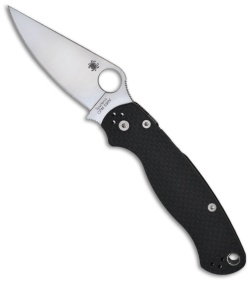 Spyderco Paramilitary 2 CF Folding Knife S90V Carbon Fiber (Satin Plain) C81CFP2