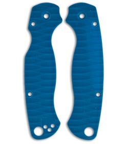 Spyderco Paramilitary 2 Custom G-10 Replacement Scale by Allen Putman (Blue)