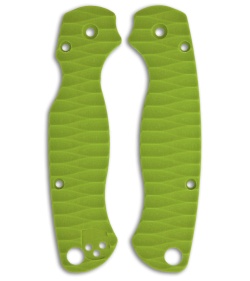 Spyderco Paramilitary 2 Custom G10 Replacement Scale Allen Putman (Toxic Green)