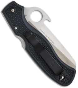 Spyderco Rescue 93mm Knife w/ Emerson Opener C14SBK (3.63" Satin Serr)
