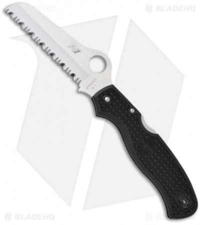 Spyderco Atlantic Salt Folding Dive Knife C89SBK FRN (3.69" Satin Serr)