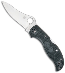 Spyderco Stretch Folding Knife ZDP-189 Green FRN C90PGRE (3.5" Satin Plain)