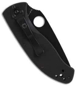Spyderco Tenacious Folding Knife G-10 (3.39" Black Serr) C122GBBKPS