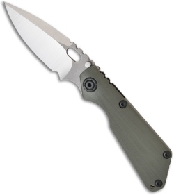 Strider Knives Mick Strider Custom SnG CC Folding Knife (3.5" Satin Plain)