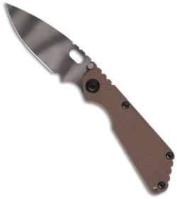 Strider Knives SnG Coyote G-10 Folding Knife (3.5" Tiger Stripe Plain)