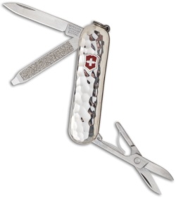 Victorinox Swiss Army Knife Classic SD Hammered Sterling Silver 53029