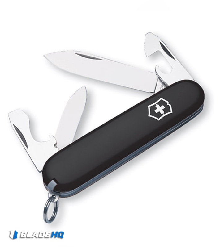 Victorinox Swiss Army Knife Recruit Black 53243 Blade HQ