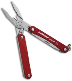 Leatherman Squirt PS4 Multi Tool w/ Red Handle (9-in-1) 831189