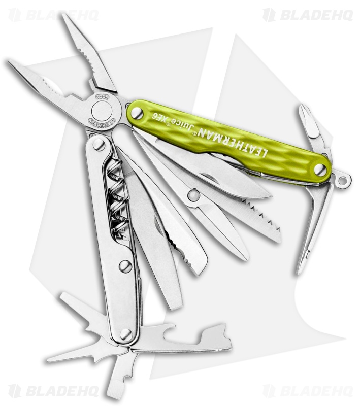 Leatherman Juice XE6 MultiTool Moss Green (18in1) 831931 Blade HQ