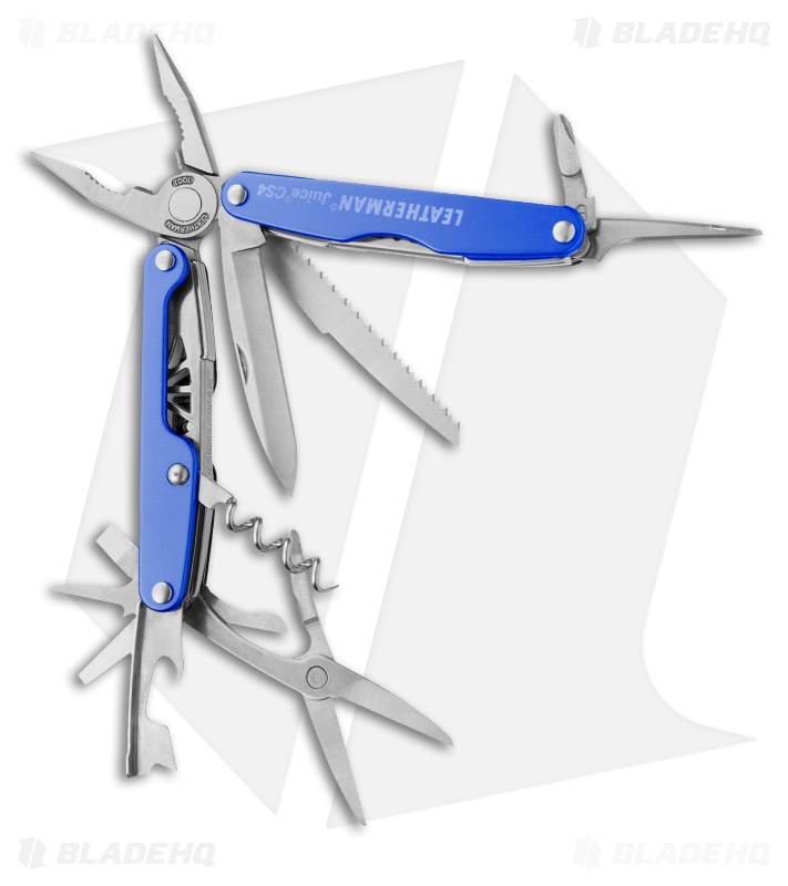 Leatherman Juice CS4 Multi Tool Glacier Blue (15in1) Blade HQ