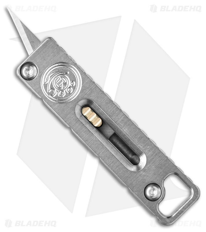 Tactical Keychains TUKK Titanium Utility Keychain Knife Stonewash