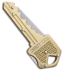 Tool Logic Key Knife Keychain Utility (1.5" Satin Plain) KEY-01