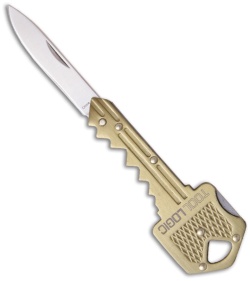 Tool Logic Key Knife Keychain Utility (1.5" Satin Plain) KEY-01