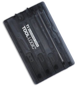 Tool Logic T1 Business Card Charcoal Wallet Multi-Tool (12Function) T1WBC