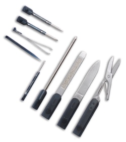 Tool Logic T1 Business Card Charcoal Wallet Multi-Tool (12Function) T1WBC