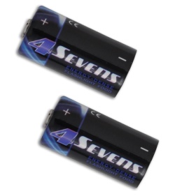 4Sevens CR123A Lithium 3V Battery (2 Batteries)