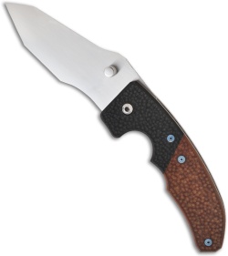 Aaron Harris Custom Mantis Knife Black/Tan Bolster