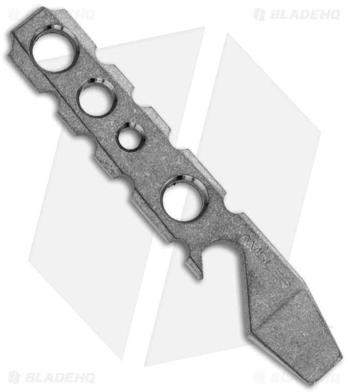 Amsler Knives PKT Pocket Wedge Titanium Pry Bar Bottle Opener (Raw