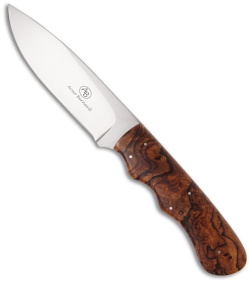 Arno Bernard Knives Cheetah Fixed Blade Knife w/ Ironwood (4.13" Satin)