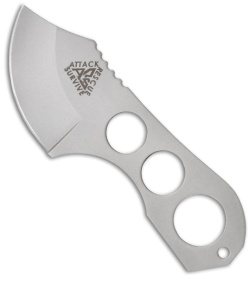 A.R.S. Shanghai Shank Neck Knife (2" Bead Blast Plain) ARS07BB