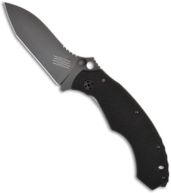 Bastinelli Creations BBR1 Folder Collaboration Knife w/ Black G10 (3.63" Plain)