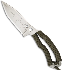 Bastinelli Creations Custom Urban Raptor Heart Beat Fixed Blade Knife (4" Plain)