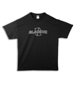 Blade HQ Black Short Sleeve T-Shirt w/ Outline Logo