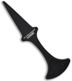 Blackhawk! XSF Punch Dagger Fixed Blade Tactical Knife (Black PLN) 15PD00BK