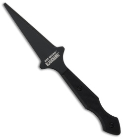 Blackhawk! XSF Micro Plain Knife Dagger Fixed Blade (Black PLN) 15XM00BK
