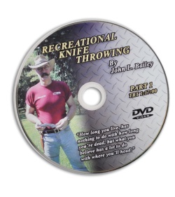 John Bailey Recreational Knife Throwing: Basic Techniques Instructional DVD