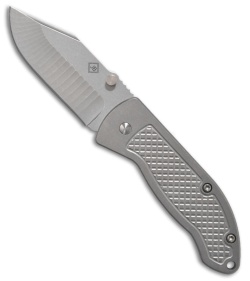Burke Production Rockstar Knife - Diamond Design (Stonewash PLN) 1010