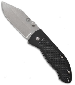 Burke Production Rockstar Knife - Black Diamond Design (Stonewash PLN) 1100