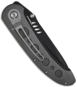 Camillus Shockwave Knife Carbonitride Titanium Folder (3.75" Black Plain) 18514