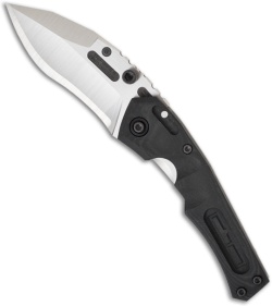Dwaine Carrillo Tripwire II Model 6 Spear Point Folder Knife (4" Satin Plain)