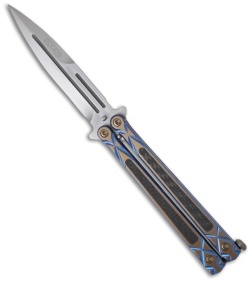 DDR Darrel Ralph Custom Butterfly Balisong Knife Prototype w/ Carbon Fiber