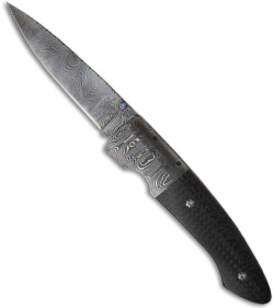 Doc Hagen Custom Dual Action Automatic Knife w/ Bolster Release (3.7" Damascus)