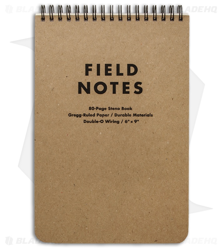 Field Notes Steno Book GreggRuled Original Cover (Brown) FN07