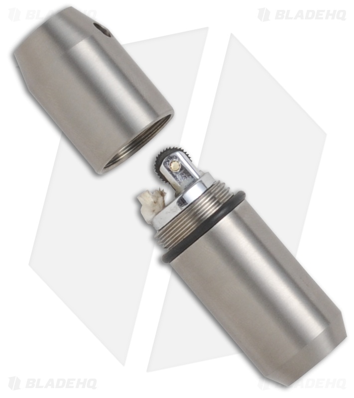 TiSurvival Exo Flame Titanium Lighter w/ Standard Finish Blade HQ