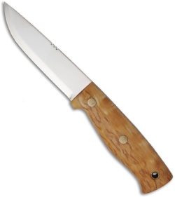 Helle Les Stroud Temagami Stainless Survival Knife (4.25" Satin Plain)