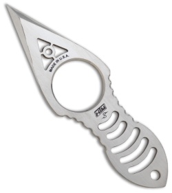 HTM Dirk Pinkerton Titanium BroadHead Fixed Blade Push Knife (Satin)