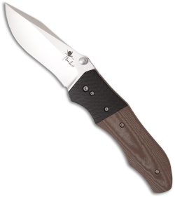 Kirby Lambert Inferno Knife w/ Carbon Fiber & Micarta Handle (3.75" Satin Plain)