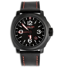 Lum-Tec M59 Luminous Swiss Quartz Men's Watch w/ PVD Coating (Red)